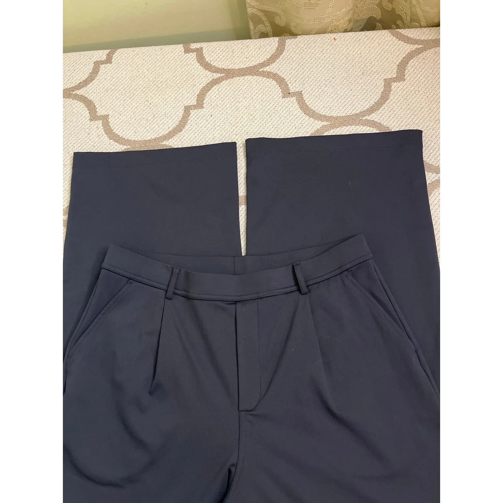 Halara Flex DayStretch High Waisted Pocket Work Flare Pants, size large petite - Image 3