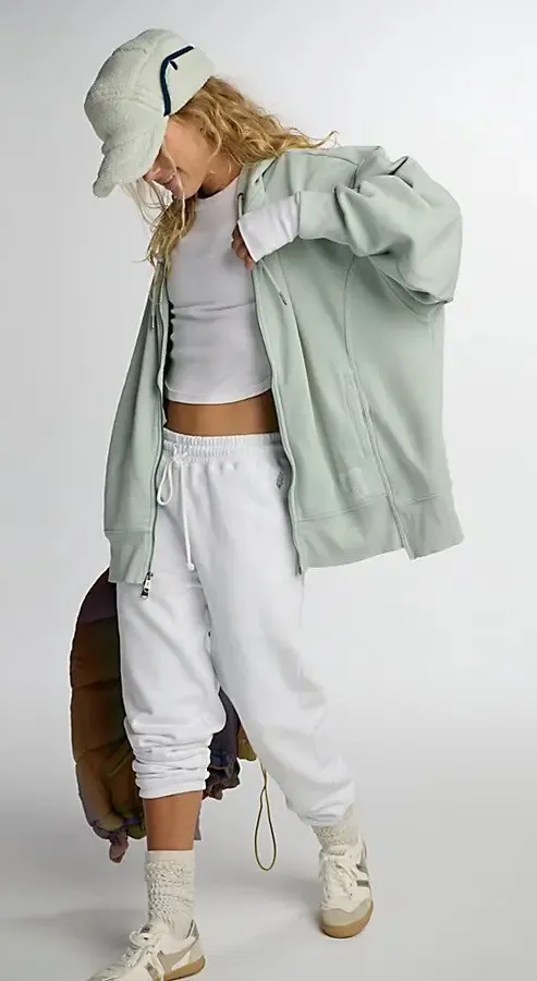 NWOT Free People Movement Sprint To The Finish Zip-Up - Image 1