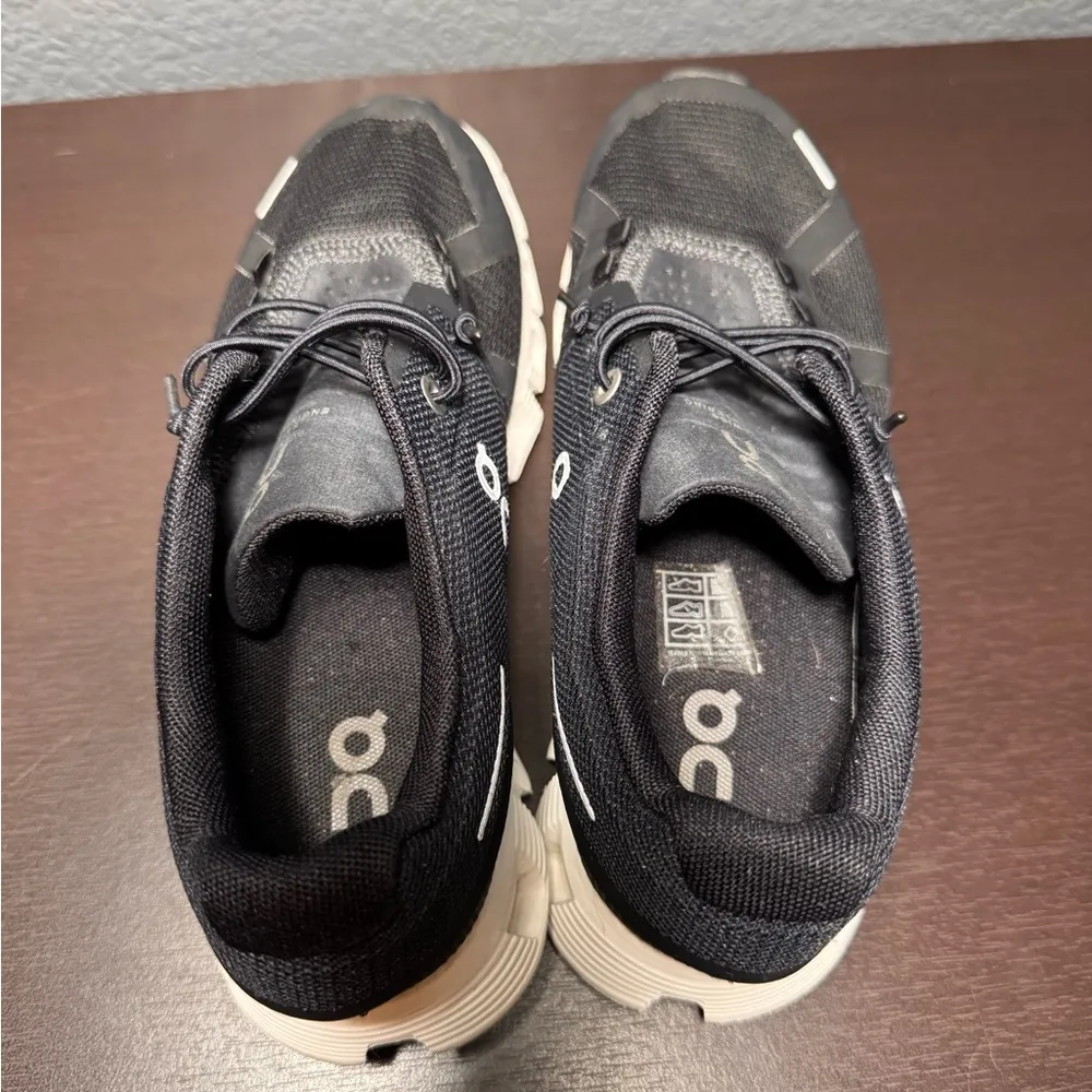 On Cloud Running Womens Black White Athletic Shoes Sneakers Size 6.5 - Image 5