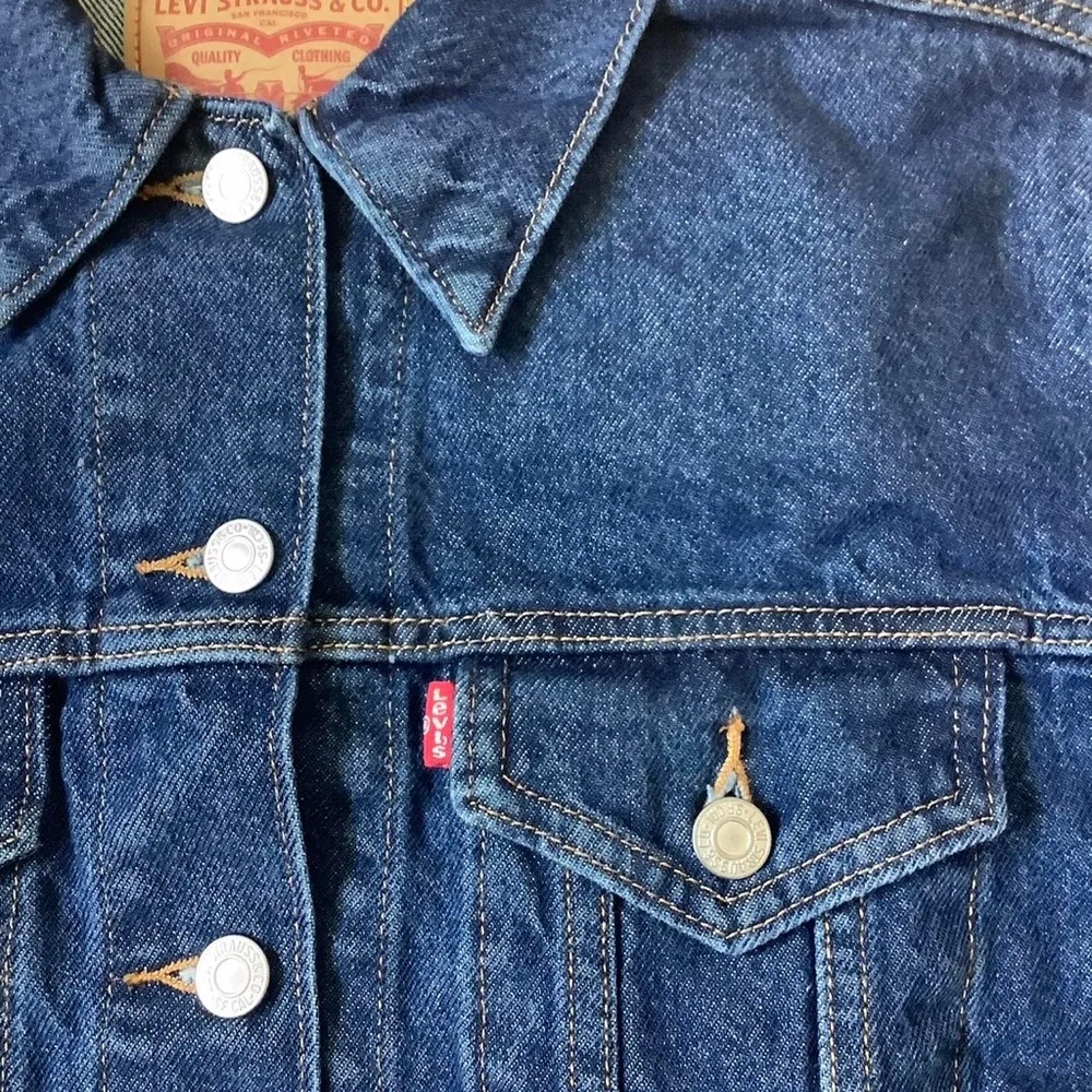 Levi’s ex boyfriend trucker denim jacket - Image 4