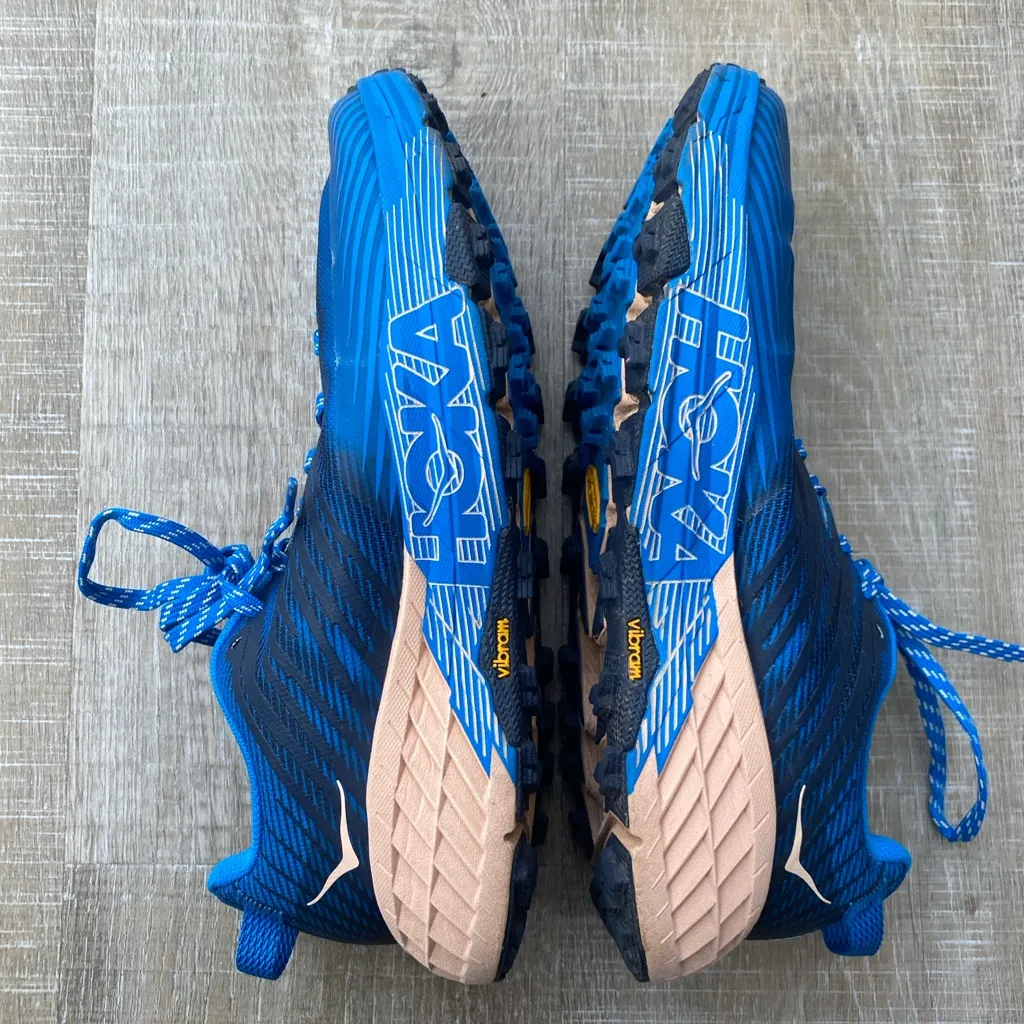 HOKA ONE ONE Speedgoat 4 Sneaker Women's 9.5 Running Shoes Blue - Image 5