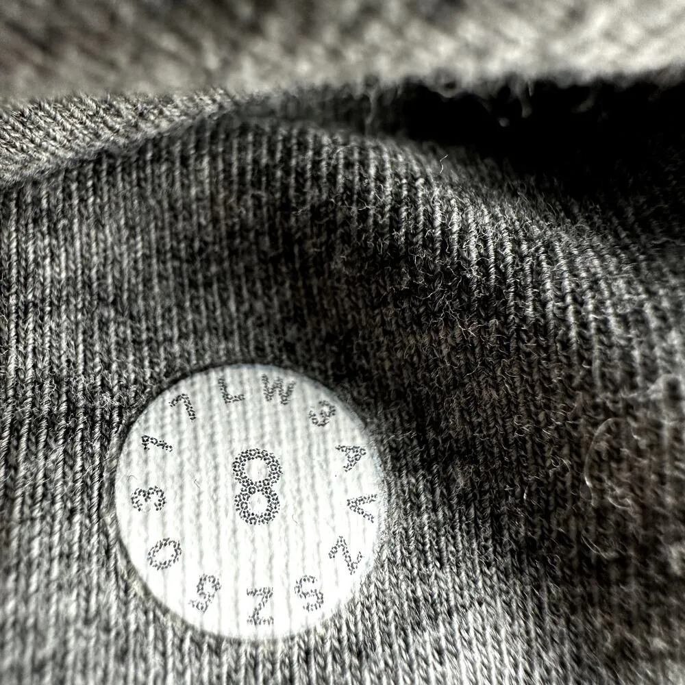 Lululemon Press Pause Pullover Sweatshirt Pocket Terry Heathered Medium Grey 8 - Image 4