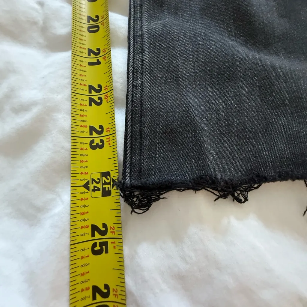 Cosmic Blue Love Rough Hem Straight Leg Pants - Image 3