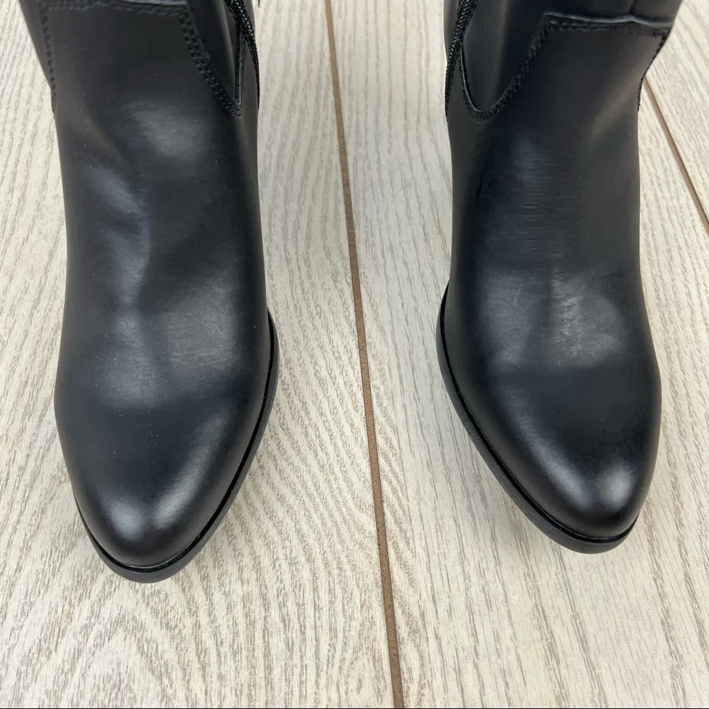 Code West Hugs N Kisses Fringe Western Boots 9M Black Faux Leather $110 - Image 3