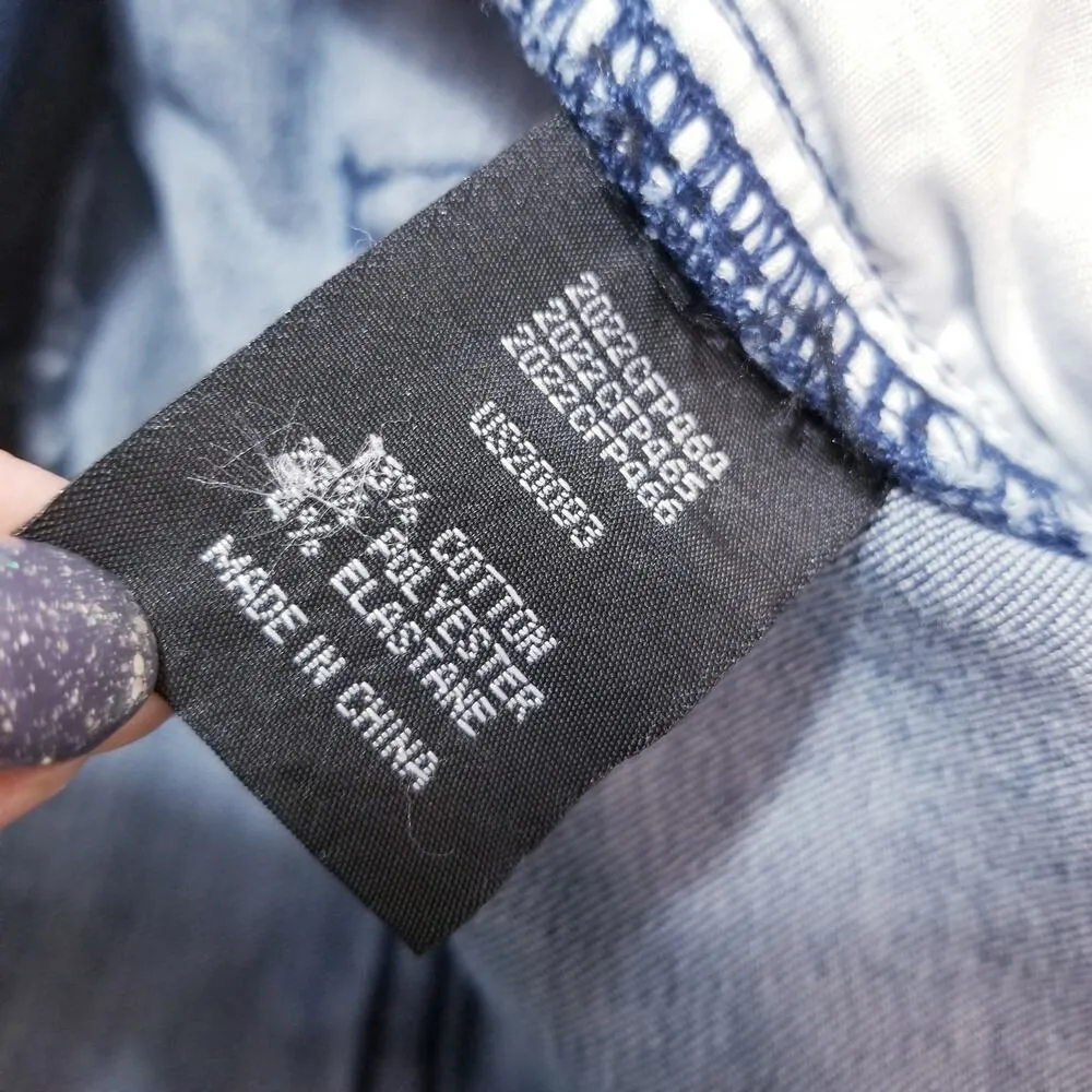 Universal Standard Jeans High Rise Skinny Blue Denim - Image 9