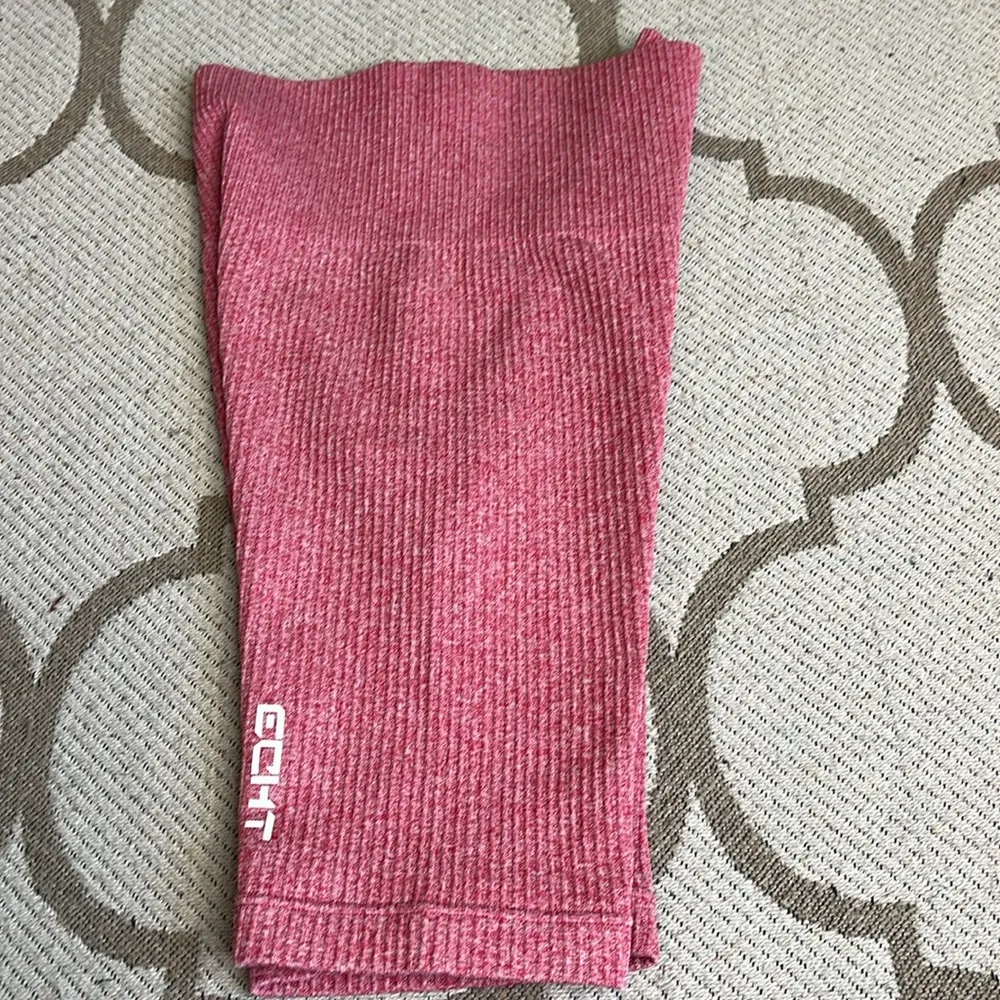 Echt Arise comfort Pink ribbed biker Athletic 8” inseam Shorts - Image 11