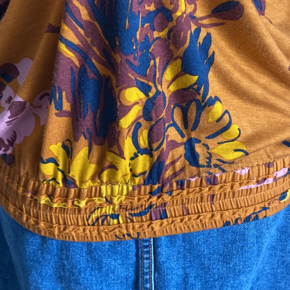 Tiny by Anthropologie Women Surplice Wrap Floral Print Split Flutter Sleeve Top - Image 6