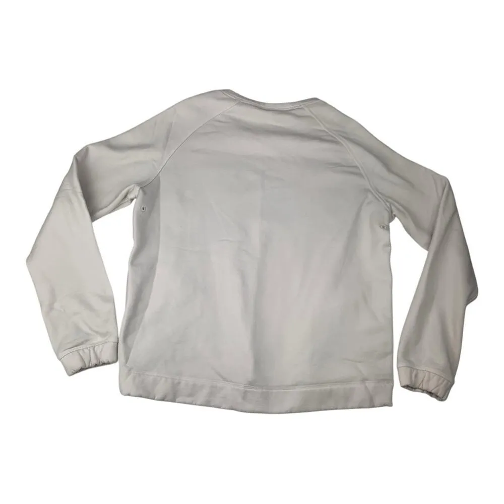Lululemon womens 6 /8 snapshot Crew pullover sweatshirt reflective neutral blush - Image 2