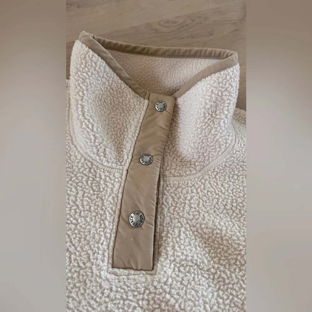 THE NORTH FACE CRAGMONT 1/4 SNAP FLEECE BLEACHED SAND HAWTHORNE KHAKI size large - Image 4