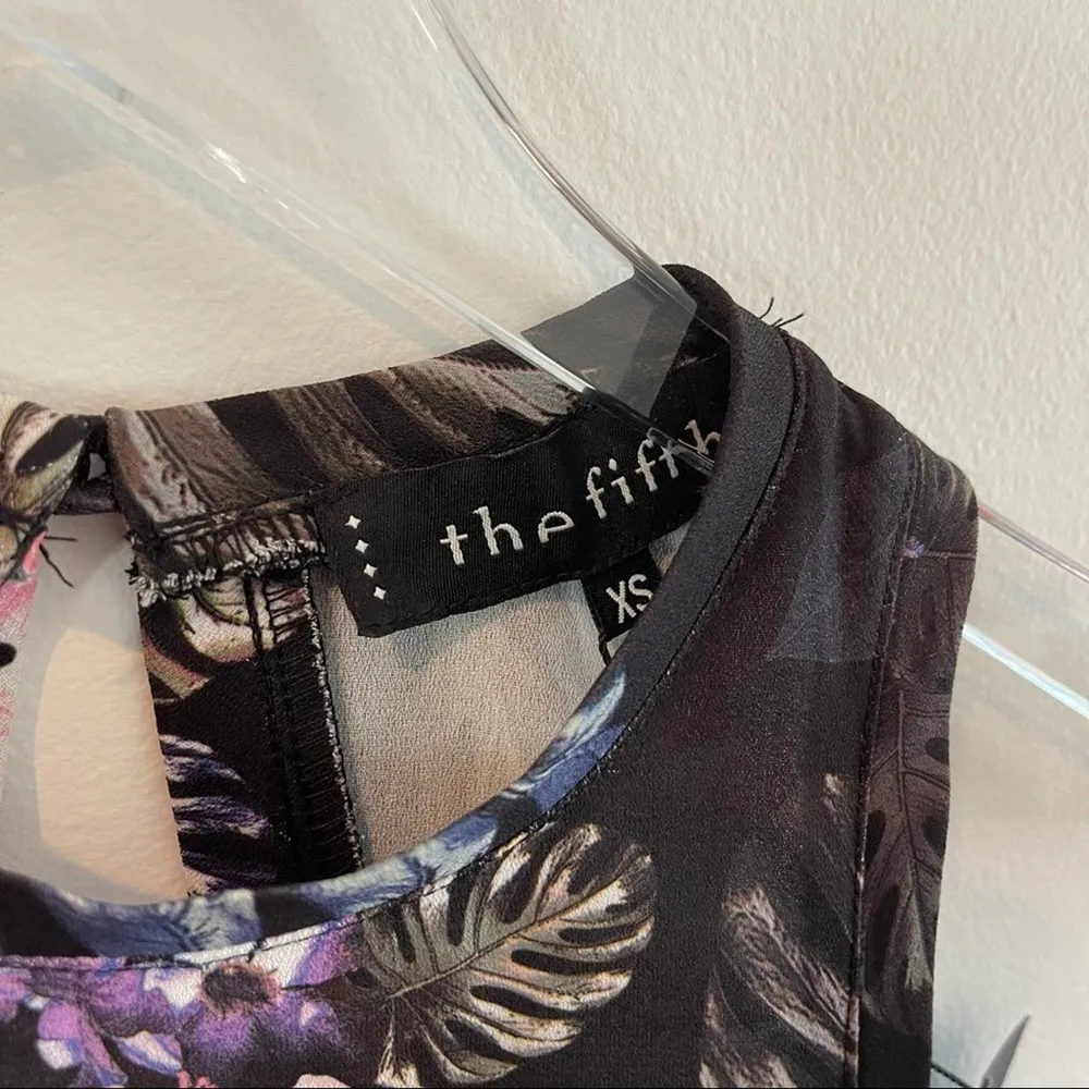 THE FIFTH LABEL Dress Adore You Maxi Floral Trendy Slit  Extra Small NWT - Image 9