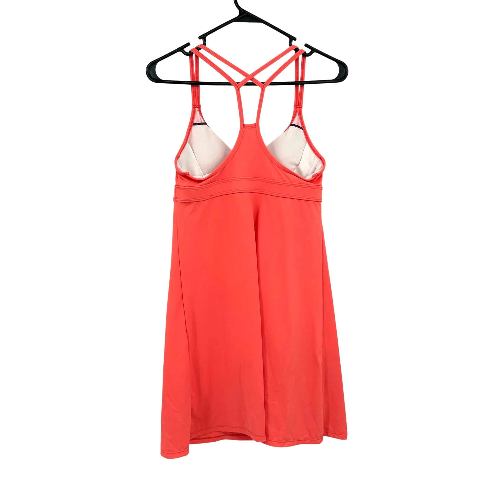 Athleta Size Small Petite Sleeveless Activewear‎ Dress Pink Coral Color Short - Image 2