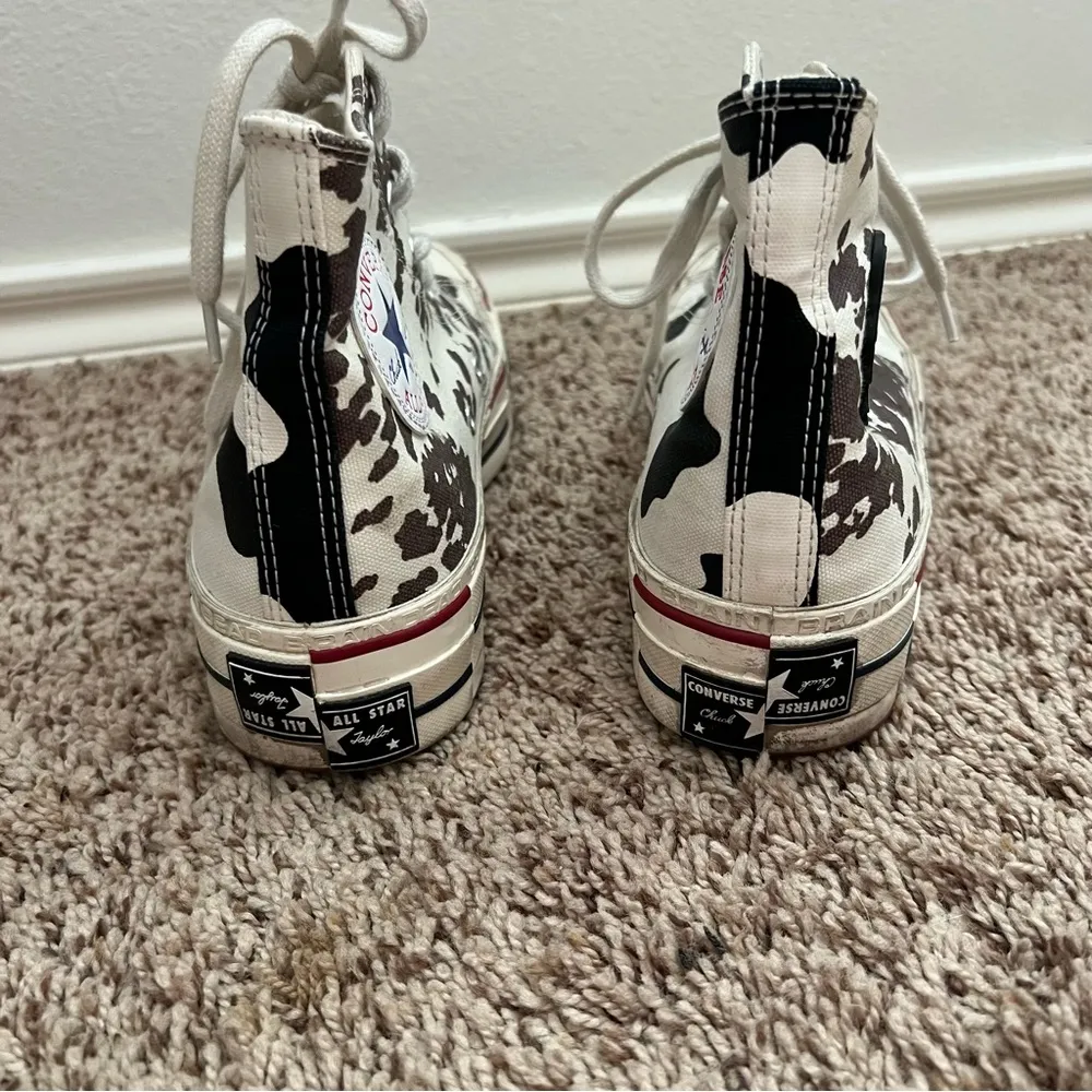 Brain Dead x Converse Chuck 70 'Cow Print' high top sneakers Black Size 7.5 - Image 7