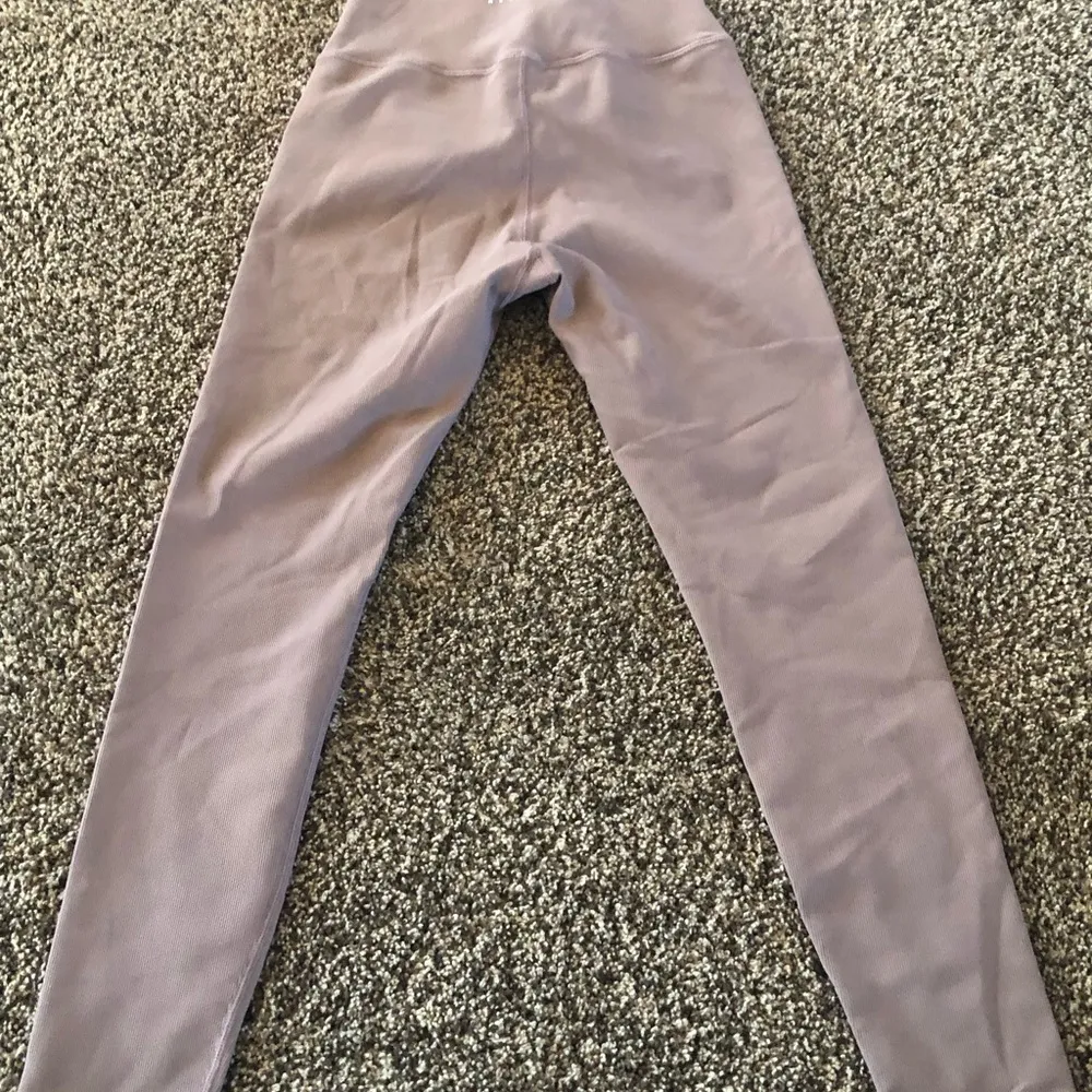 Allfenix Ribbed Core (Latte) Leggings Size M nwot Tan Size M - Image 4