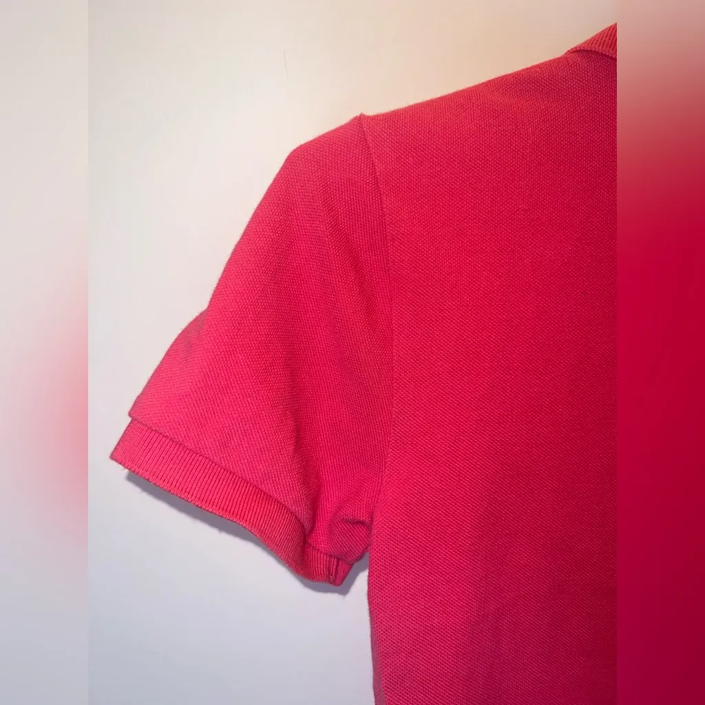 Polo Ralph Lauren Pink Custom Fit Polo Shirt Women’s M - Image 7