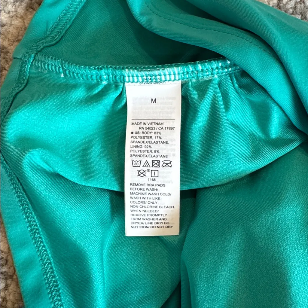 Old Navy Maternity Twist-Front Nursing Tankini Swim Top in Glass Bead - Image 7