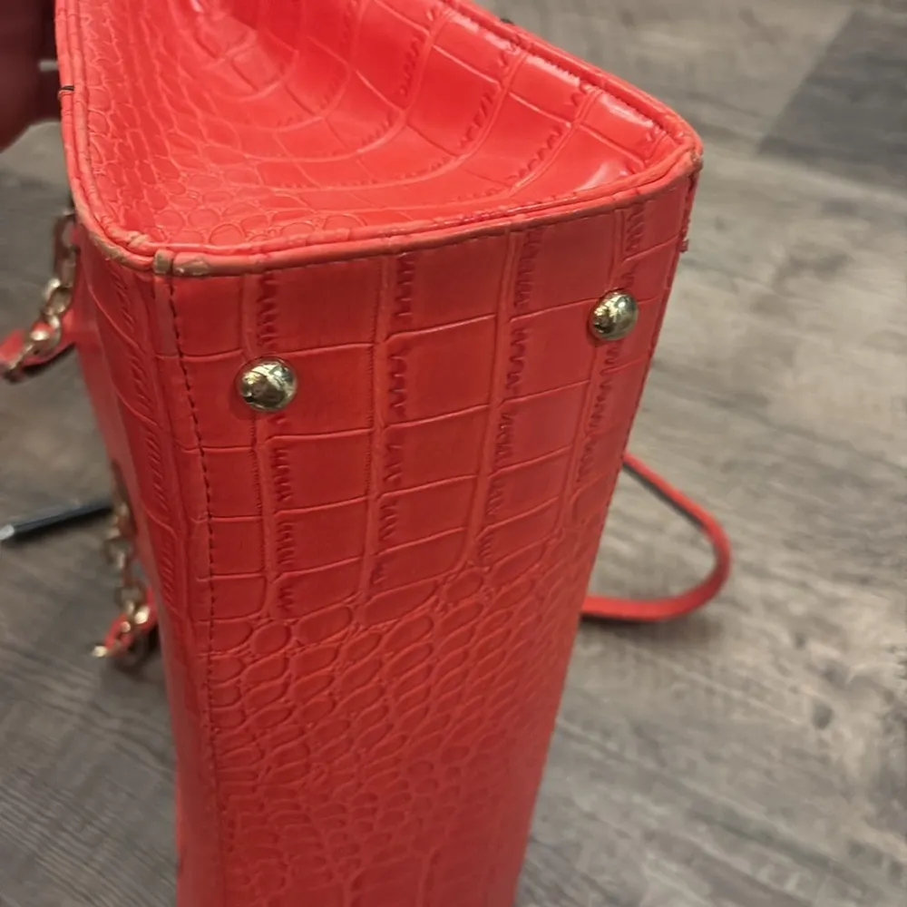 Neon Anne Klein Snakeprint handbag - Image 12