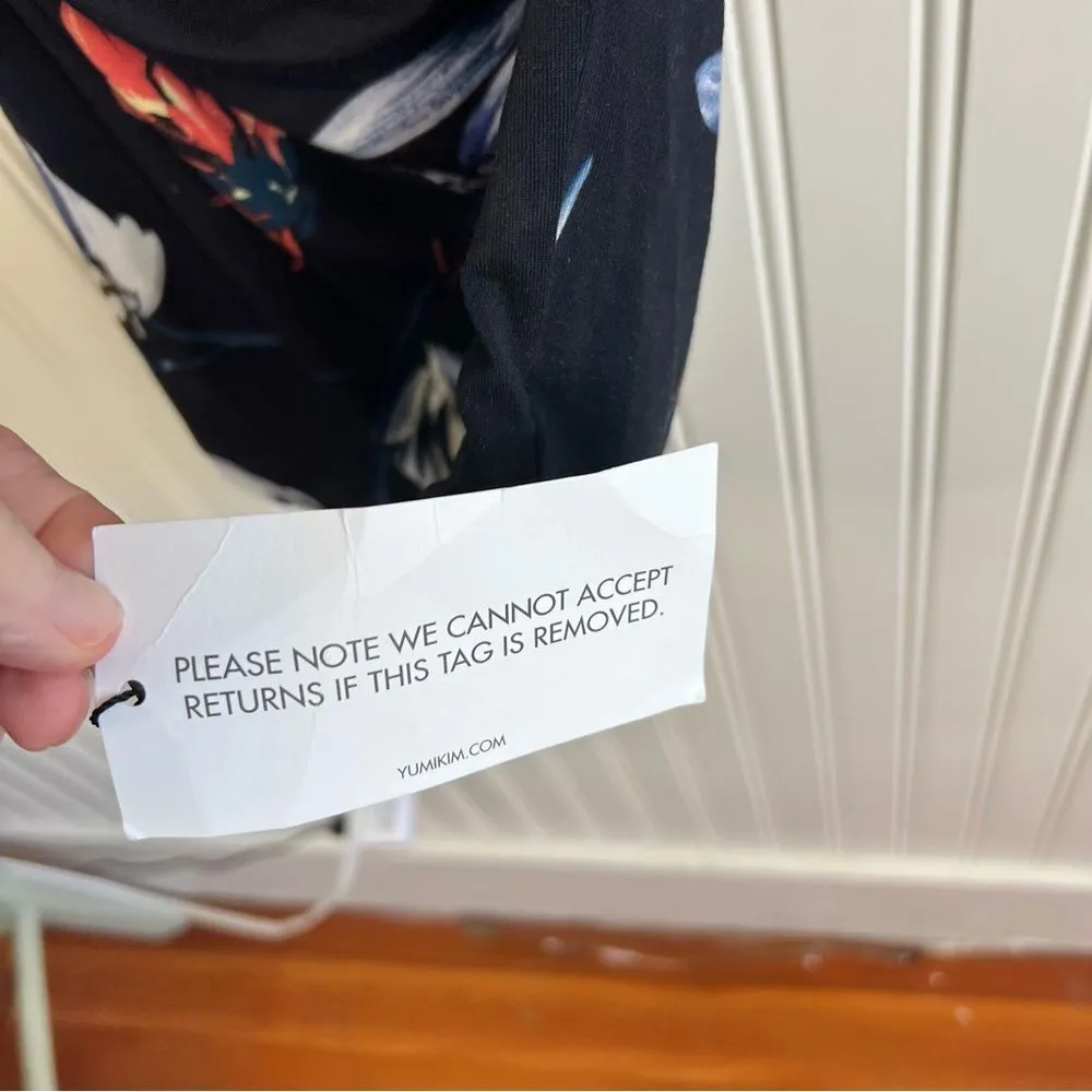 Yumi Kim NWT Blossom Maternity Dress Blossom Sky Floral Ruched Midi Dress XXS - Image 5