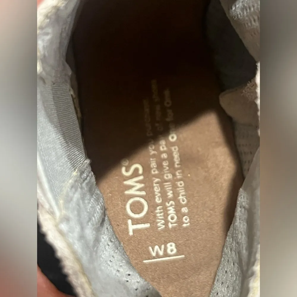 TOMS Majorca Grey Suede Peep Toe Block Heel zip up Bootie Size Women's W8 - Image 10