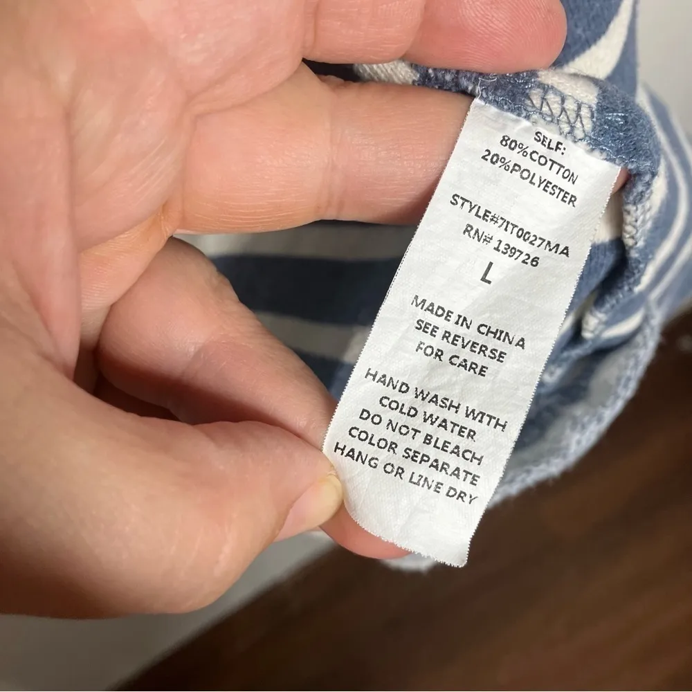 Pinkblush  striped cardigan size large‎ - Image 4