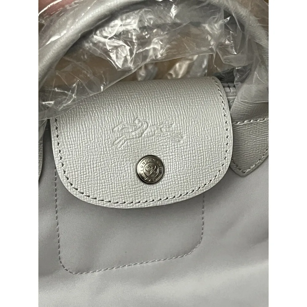 Longchamp Le Pliage XS Crossbody Bag Silver  AUTHENTIC New without tag - Image 6