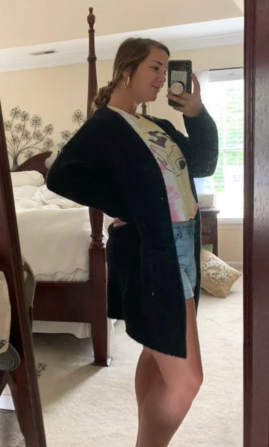 Forever 21 Black Cardigan - Image 2