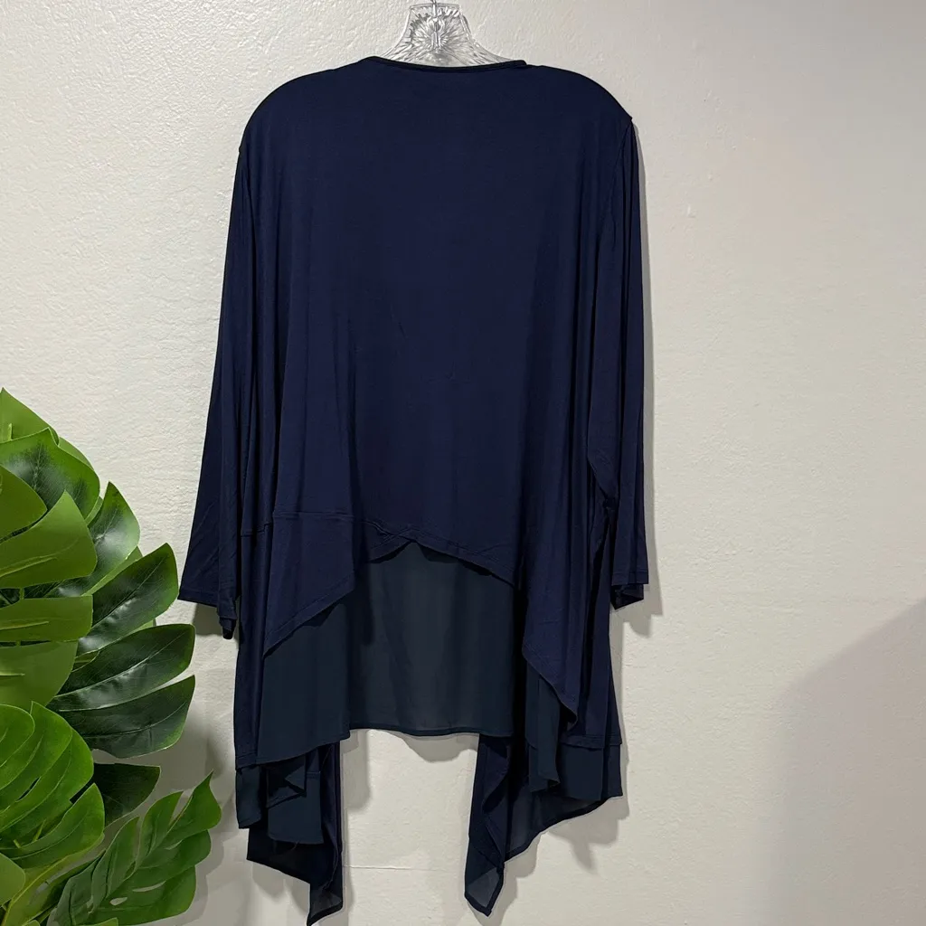 NWT Lane Bryant Navy Women's Cardigan plus size 26/28 - Image 2