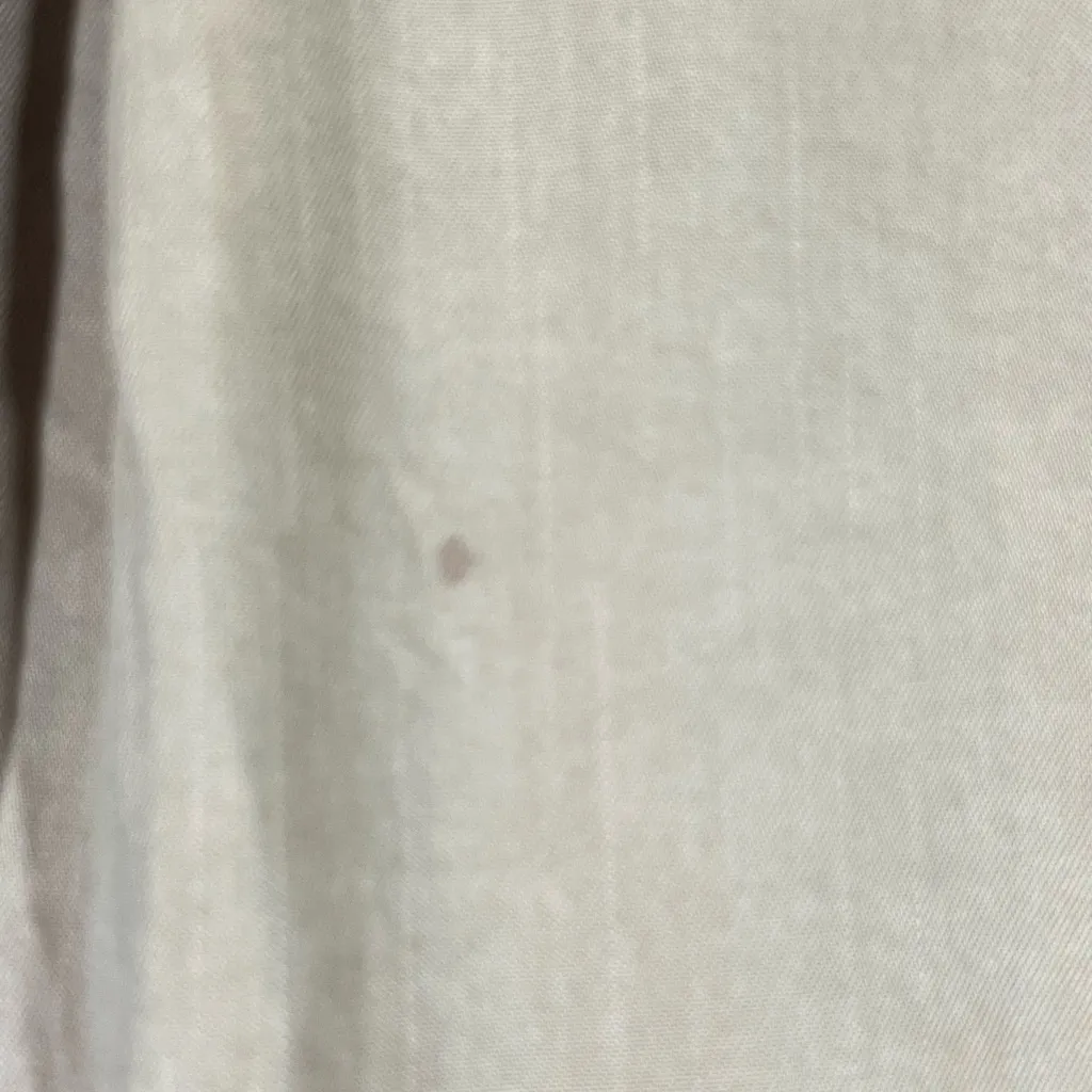 American Eagle Button‎ Down Shirt Boyfriend Fit Women’s SM Taupe PREOWNED - Image 7