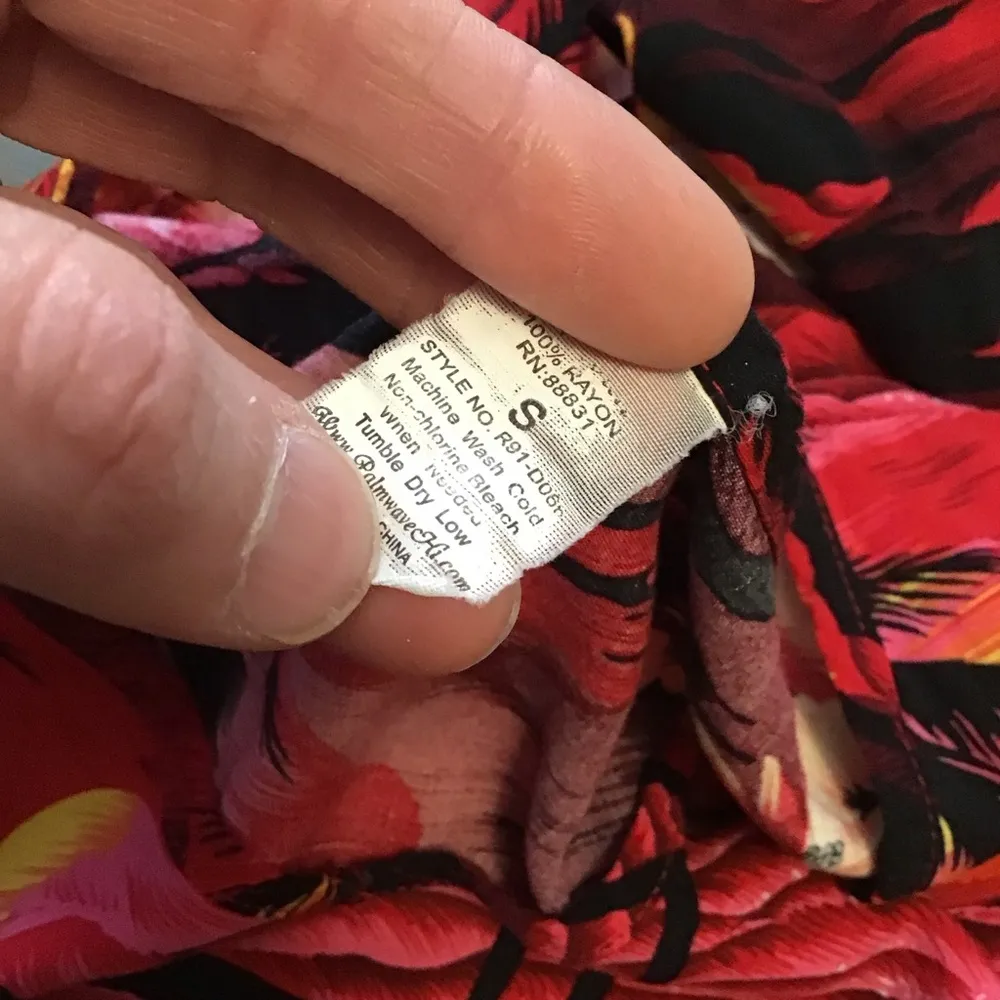 Y2K Palmwave Hawaiian swim coverup - Image 3