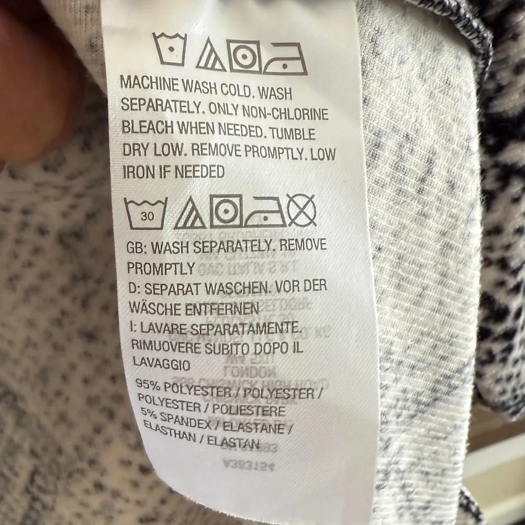 Susan Graver Snakeskin Print XL Cowl Neck Tunic Long Sleeve Cozy Chic Top Fall - Image 8