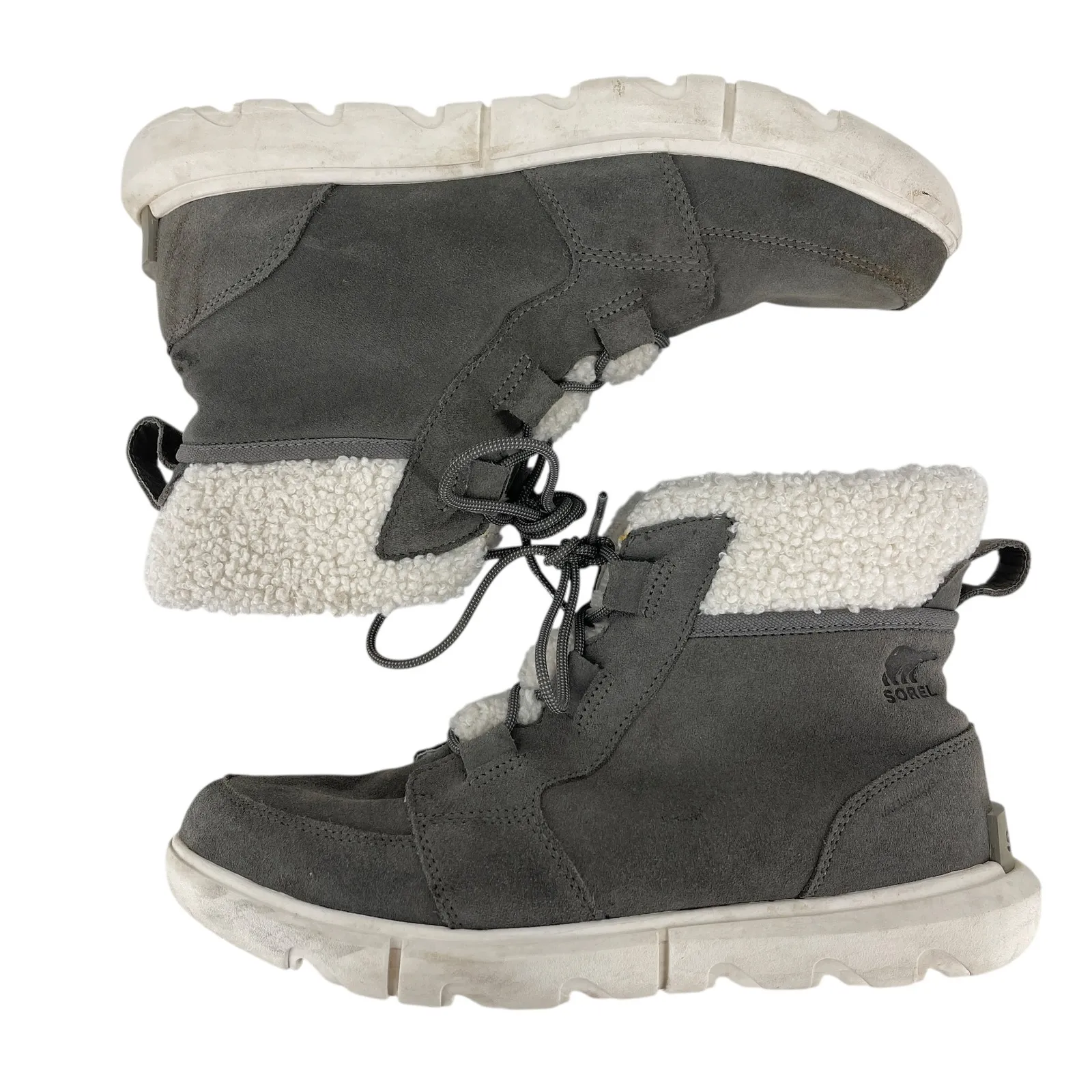 Sorel Explorer II Carnival Cozy Waterproof Insulated Boots Gray Womens Size 11 - Image 5