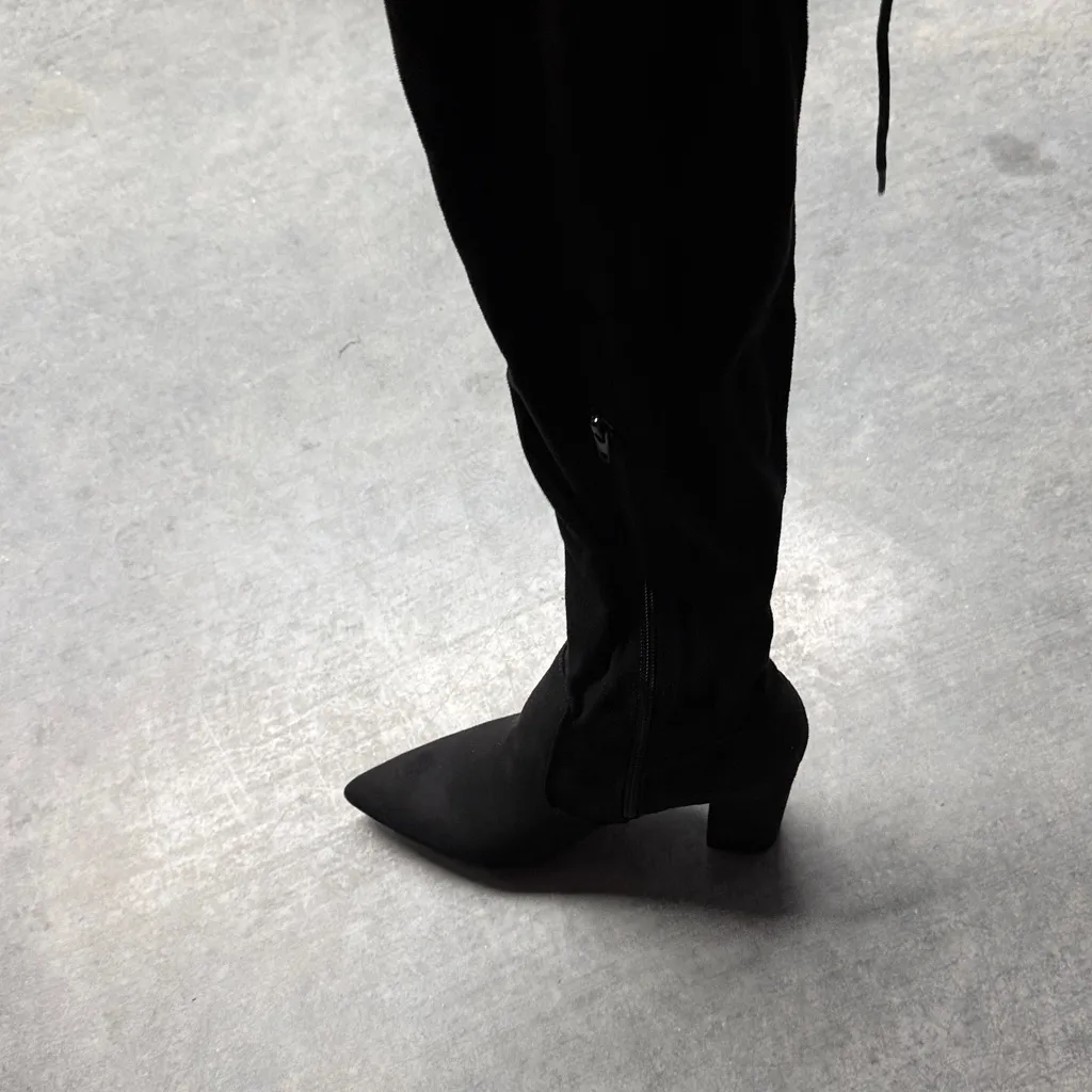 Just Fab woman’s heeled boots Aubriana black new Size 9 - Image 6