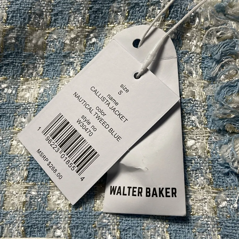 Walter Baker  Callista Tweed Jacket Size Small - Image 12