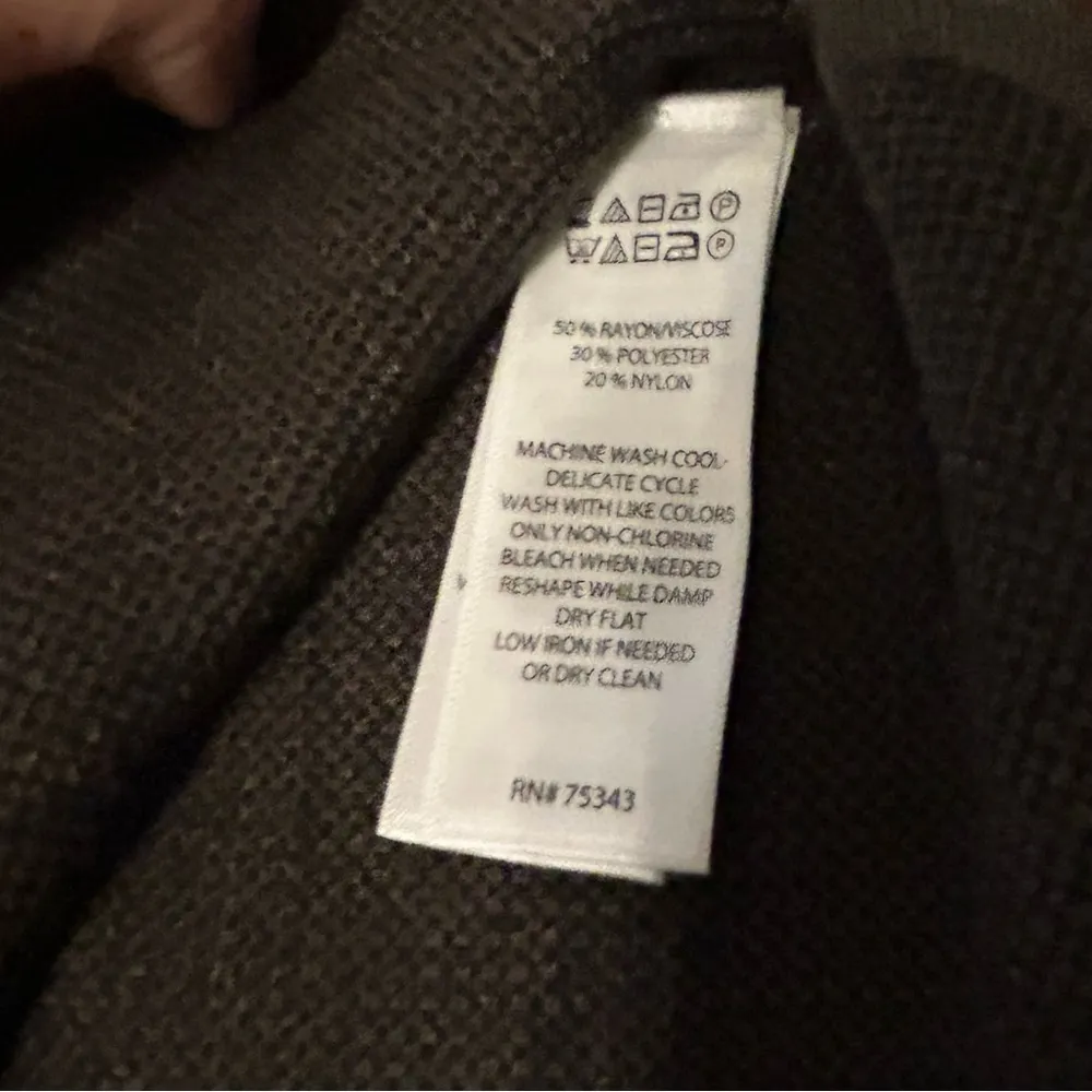 Tahari Hooded Full Zipper Poncho
Grey-Beige Black Animal Camo
Print size small - Image 3