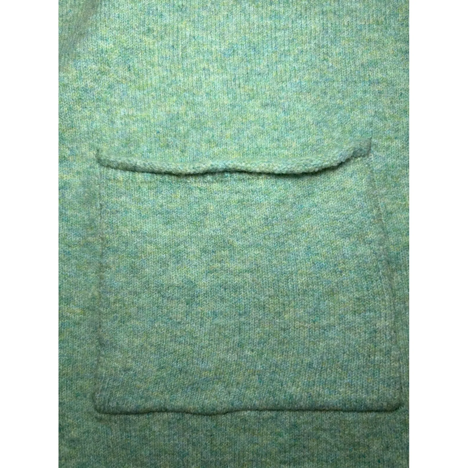Mint Green Cardigan Sweater Button Detail Wool Blend 3X Plus Colorful Soft Size undefined - Image 6