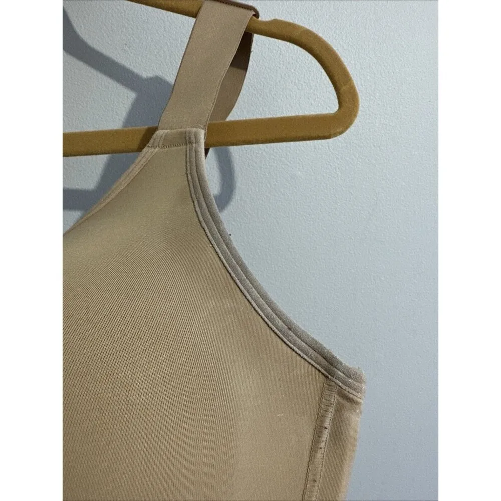 Livi 40H Womens Bra Comfort Adjustable Underwire Beige Nude Stretch Wide Straps - Image 3