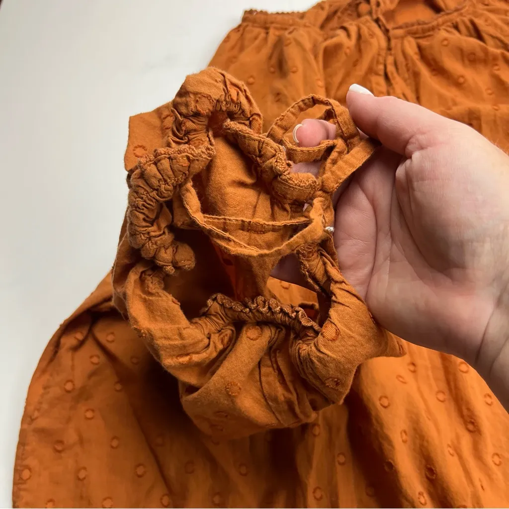 Sundance Catalog Augustine Top Womens Ginger Size Medium‎ Boho Bohemian Cotton - Image 9