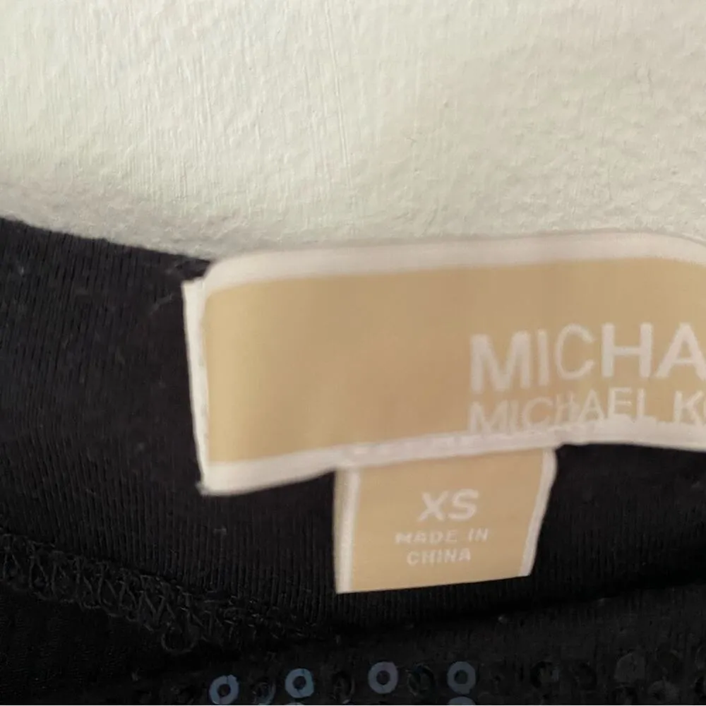 Michael Michael Kors Navy Blue Sequin Pants size XS - Image 6