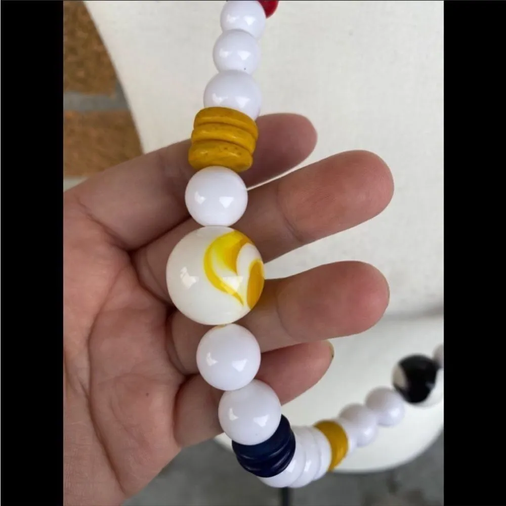 VTG DAUPLAISE NECKLACE White - Image 6