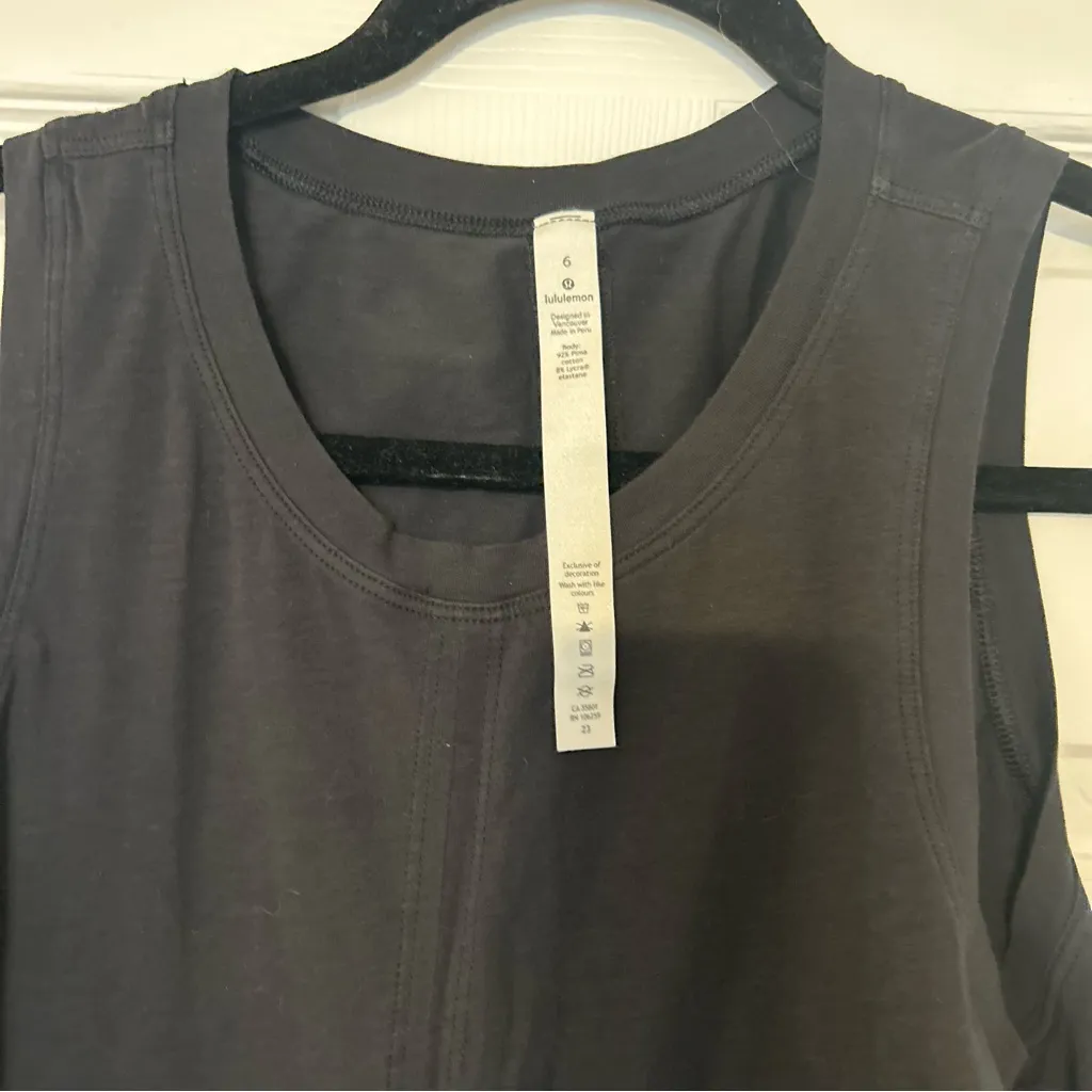 Lululemon Call it a Tie Front Tie Tank Top size 6 - Image 3