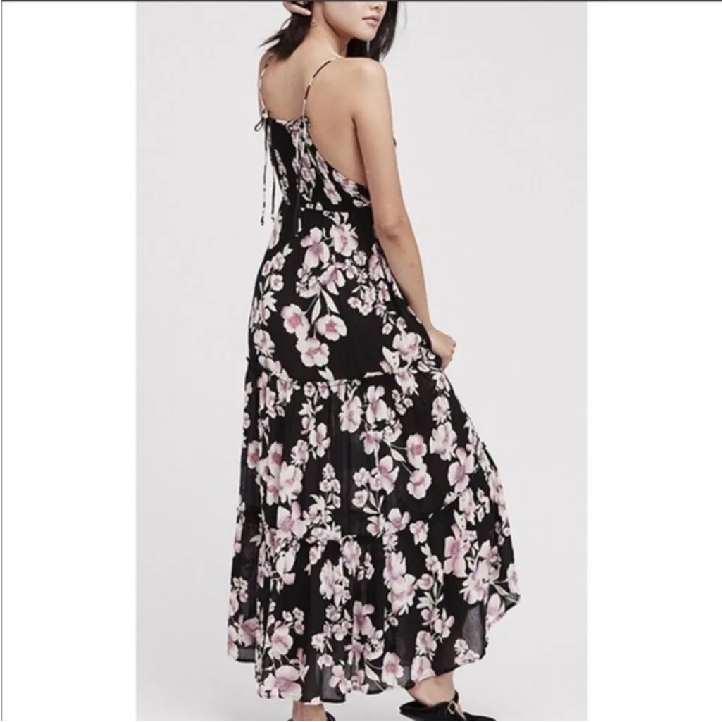 Free People Garden Party Floral Maxi Dress Size XS - Image 3