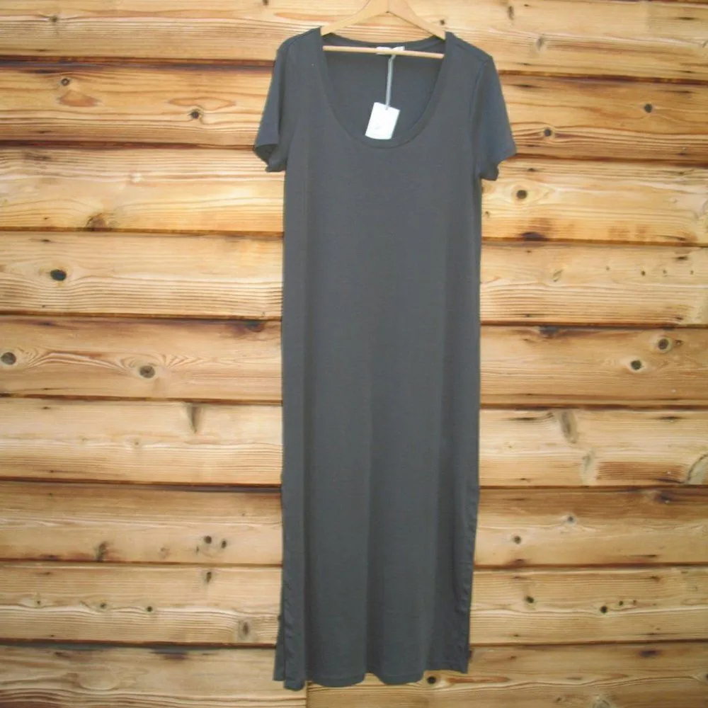 NWT  Barefoot Dreams Malibu Collection Organic Cotton Ribbed Dress - Image 2