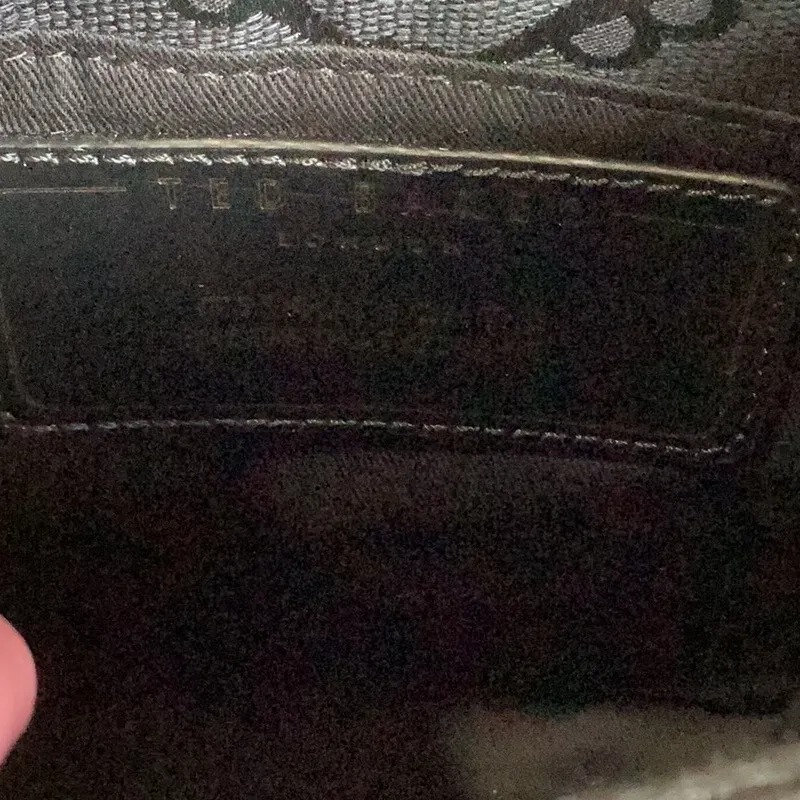 Ted Baker Emma Black Graphic Canvas Mini Tote Bag NWT - Image 8