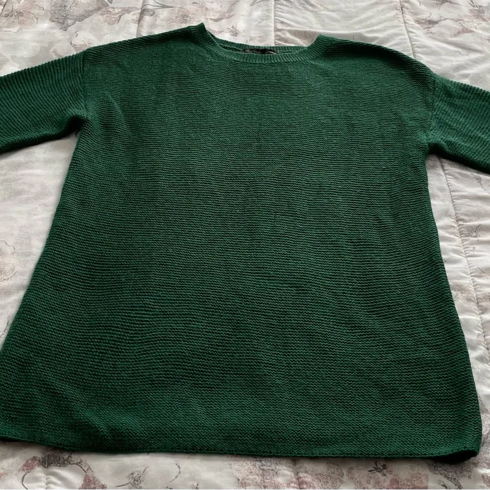 House of Harlow 1960 X Revolve Owen wool blend forest green oversized sweater XS - Image 9