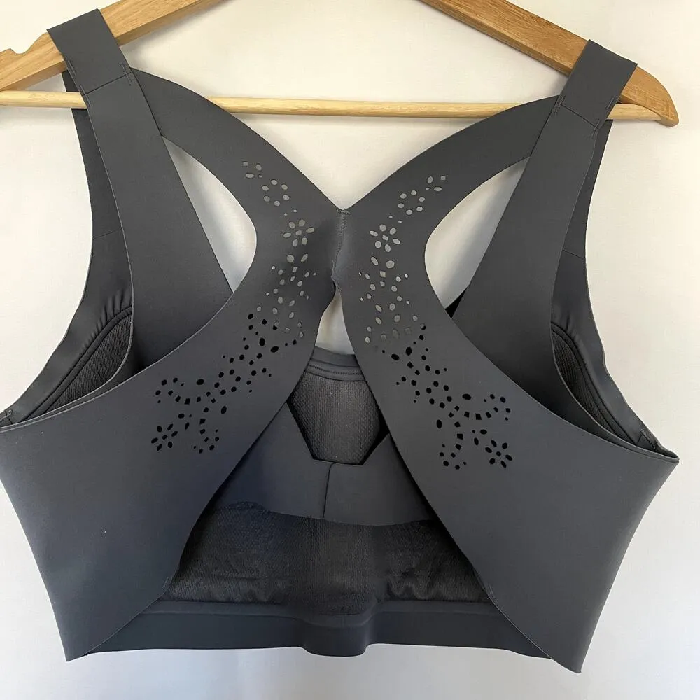 Victoria Sport gray sports bra high support angel maxi racerback women's 32 D - Image 3