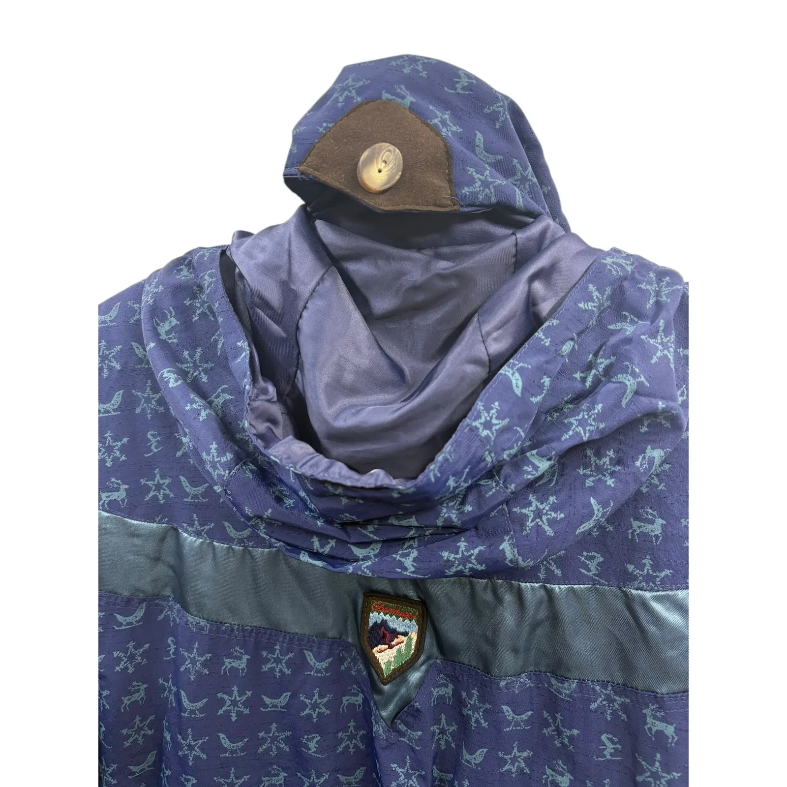 Vintage Obermeyer Women's Hooded Navy Jacket Retro Skiwear Outdoor Sporty 10 - Image 9