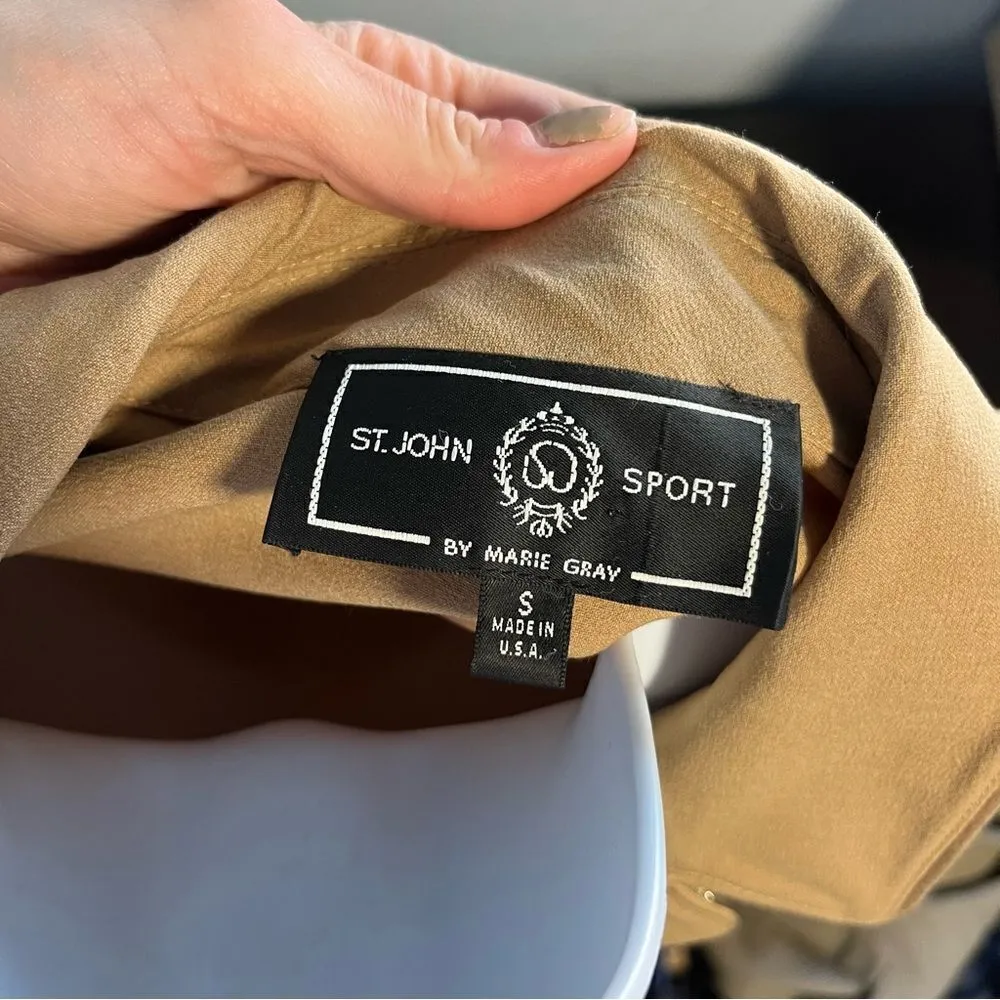 St. John  Sport Coat Camel Brown - Image 9