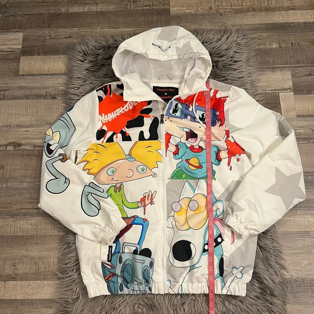 Nickelodeon SpongeBob Rugrats Hey Arnold adult unisex jacket S - Image 3
