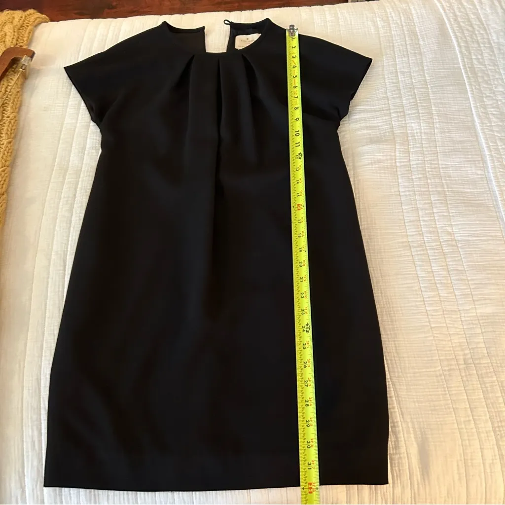 Kate Spade Cap Sleeve Crepe Dress in Las Vegas Black. Size 00. - Image 13