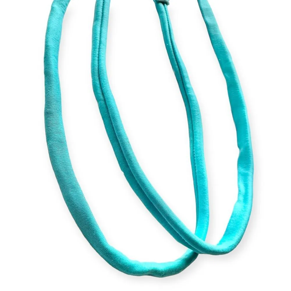 🔃Blue Crochet Bikini Swimsuit Top Size M - Image 4