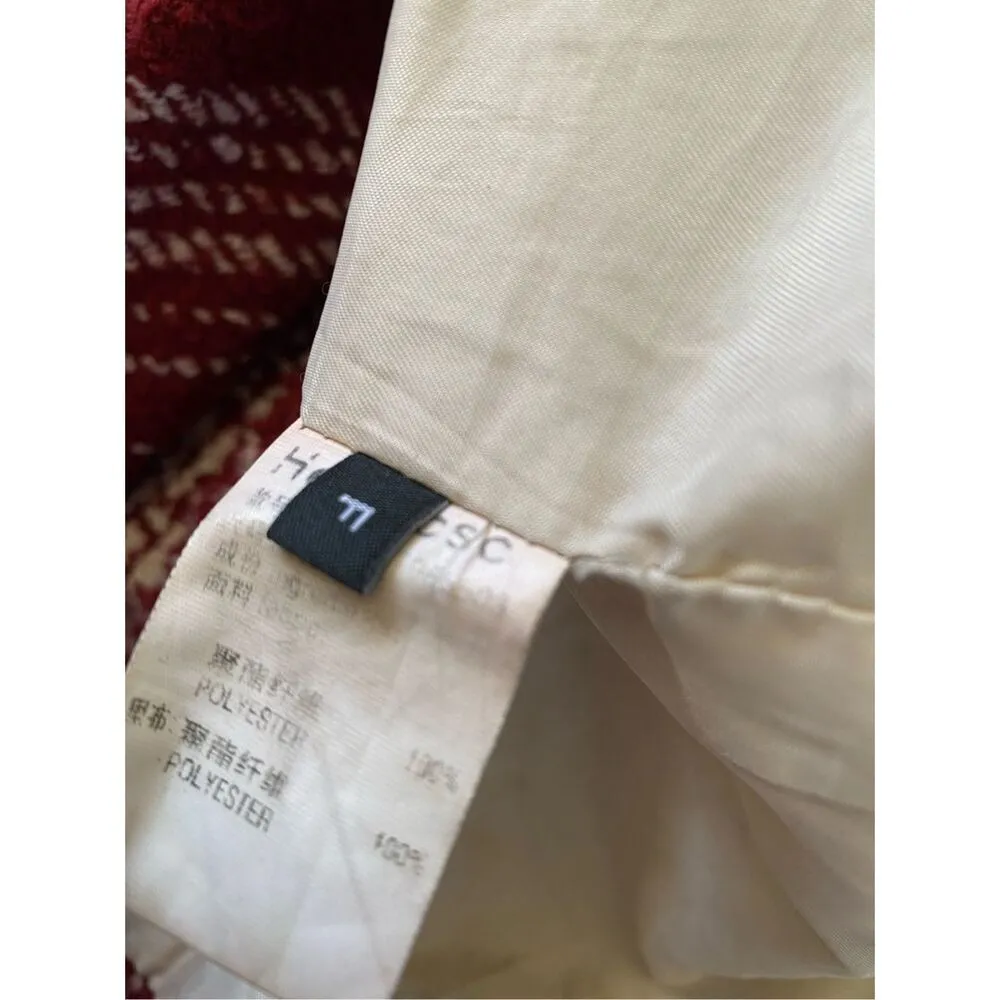 Helencsc Tweed Winter Coat Peacoat Jacket Fall Spring Outdoors Boho Bohemian Blue Size XXL - Image 6